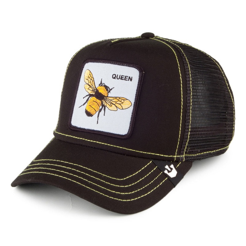 Goorin Bros. Queen Bee Trucker Cap – Black Adjustable