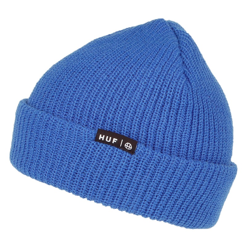 HUF Usual Fisherman Beanie Hat – Cobalt 1-Size