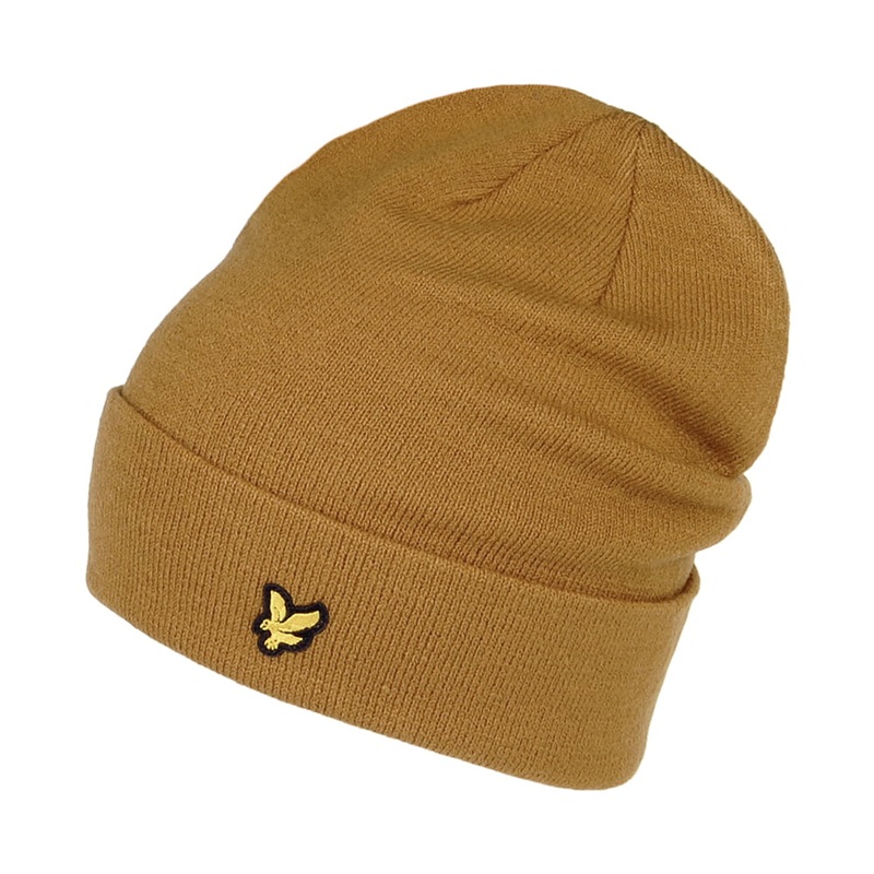 Lyle & Scott Hats Basic Beanie Hat – Caramel 1-Size