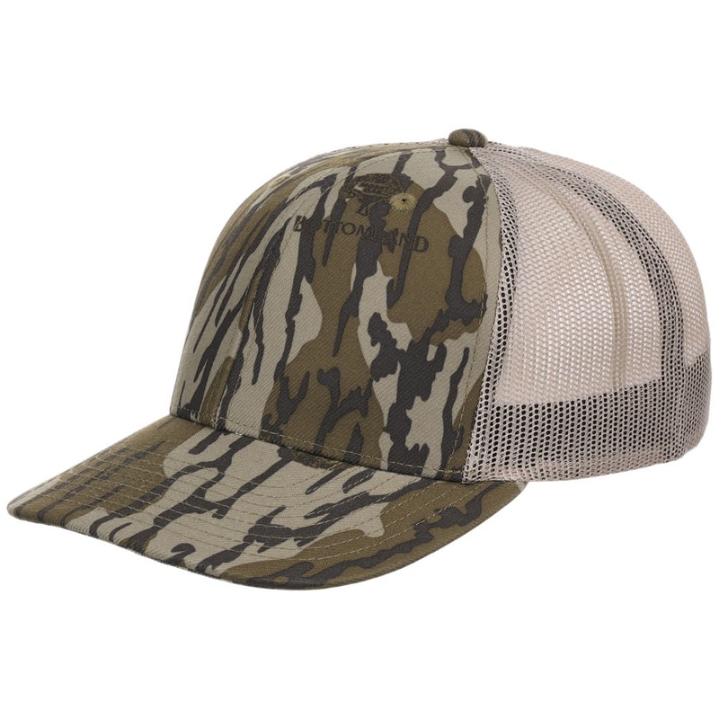 Mossy Oak X Crowns By Lids Blank Trucker Cap – Bottomland Camo Adjustable
