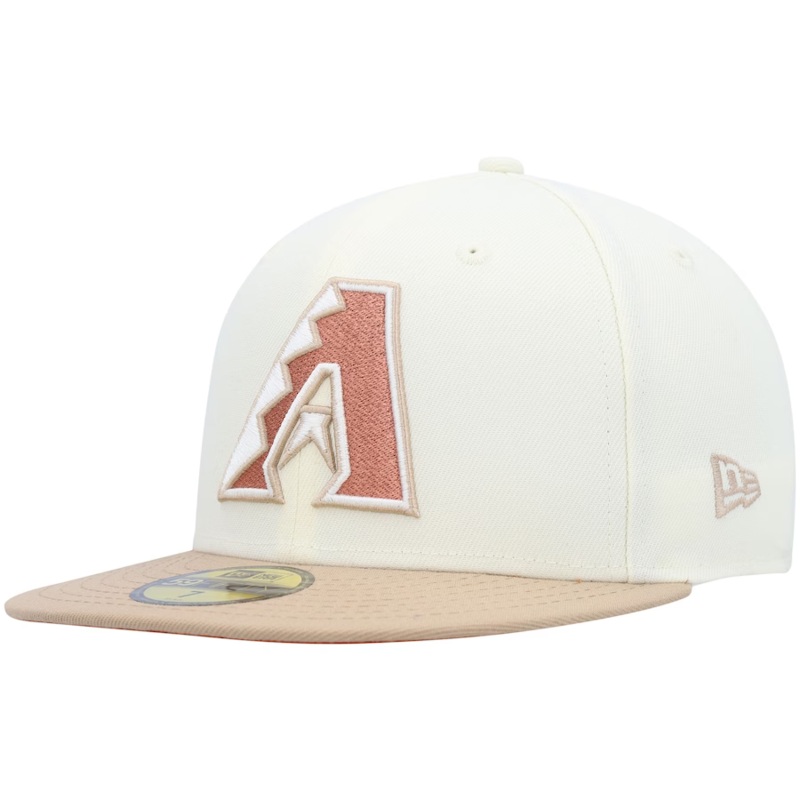 New Era Arizona Diamondbacks Chrome/Camel Rust Undervisor 59FIFTY Fitted Hat