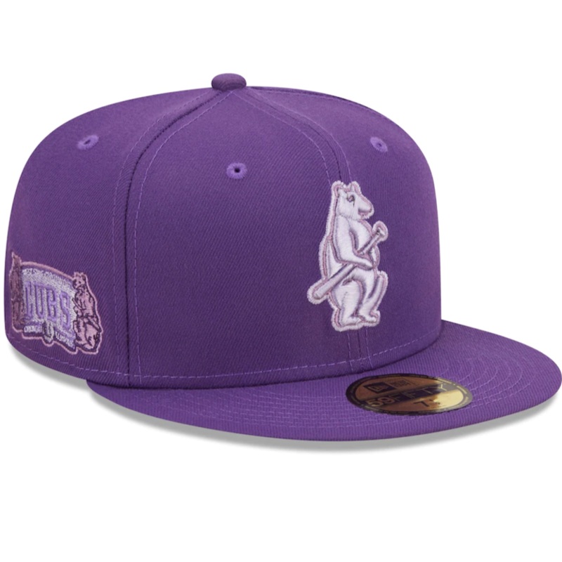 New Era Chicago Cubs Alternate Purple Lavender Undervisor 59FIFTY Fitted Hat
