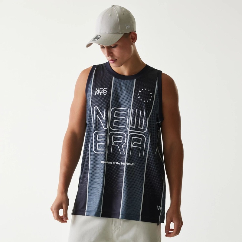 New Era City Sport Black Tank Top XS
