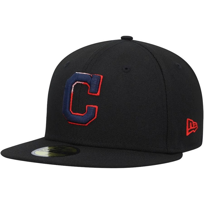 New Era Cleveland Indians Black Color Dupe 59FIFTY Fitted Hat