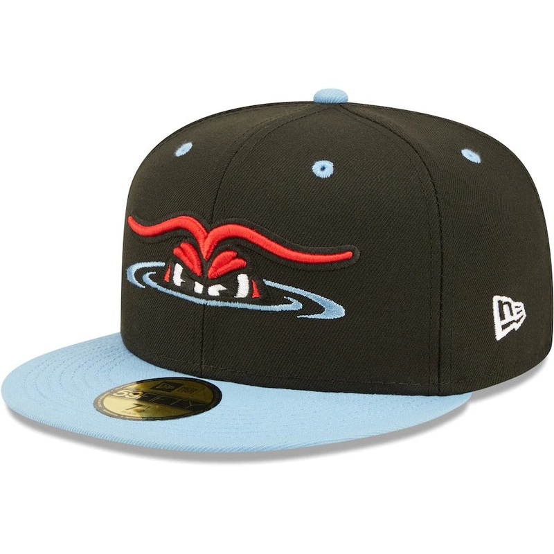 New Era Hickory Crawdads Black Authentic Collection Team Alternate 59FIFTY Fitted Hat
