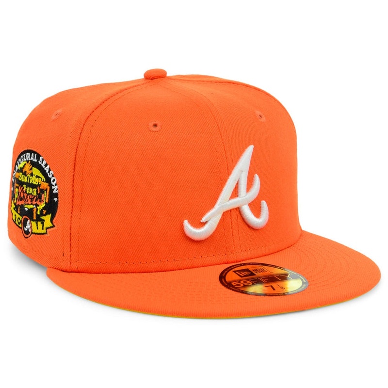 New Era x Lids HD  Atlanta Braves 2022 Candy Corn 59FIFTY Fitted Cap