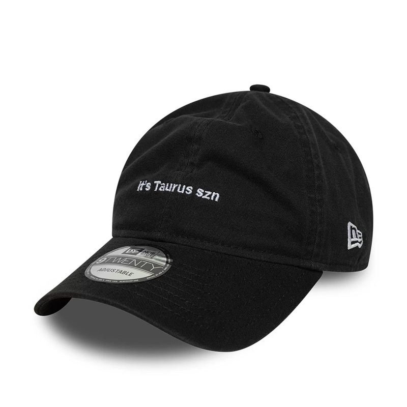 New Era Zodiac Taurus Black 9TWENTY Adjustable Cap OSFA