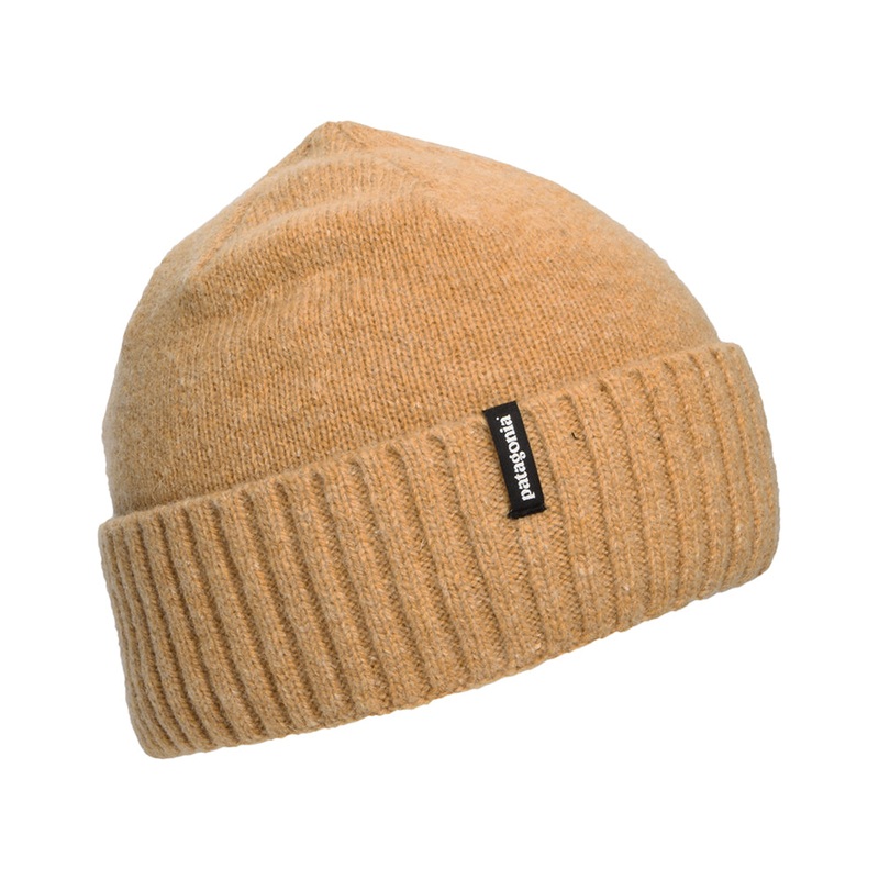 Patagonia Hats Brodeo Recycled Wool Beanie Hat – Tan 1-Size