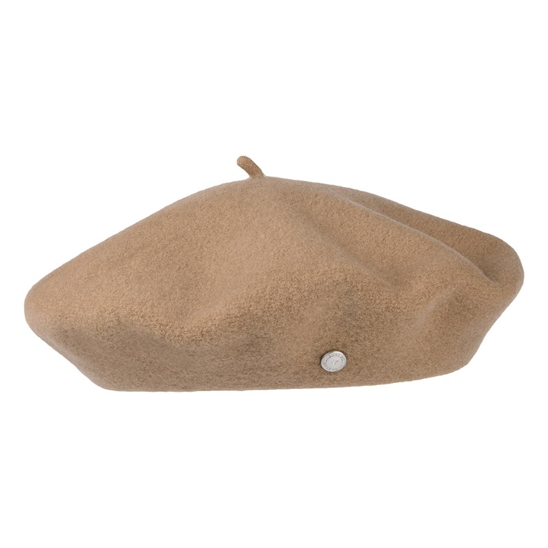Hritage par Laulhre Hats Authentique Merino Wool Beret – Camel 1-Size