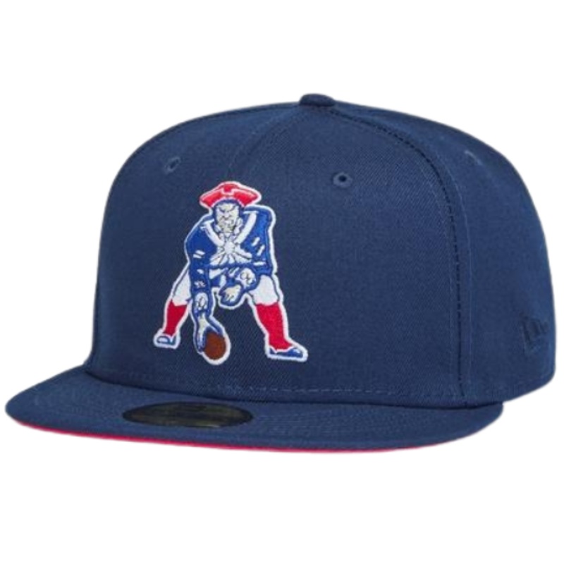 New Era New England Patriots Red Under Brim With Side Patch “NFL Pack” 59FIFTY Fitted Hat