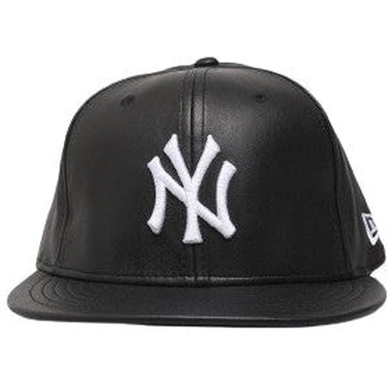 New Era New York Yankees ‘PU Leather’ 59FIFTY Fitted Hat