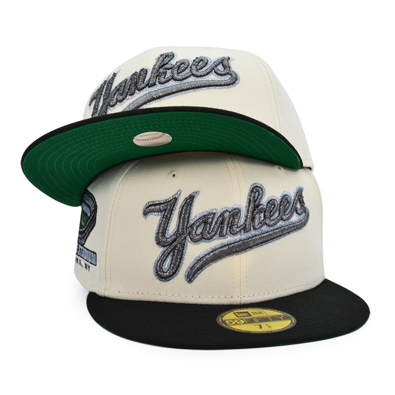 New York Yankees YANKEES STADIUM Exclusive New Era 59Fifty Fitted Hat – Chrome/Black 6 7/8