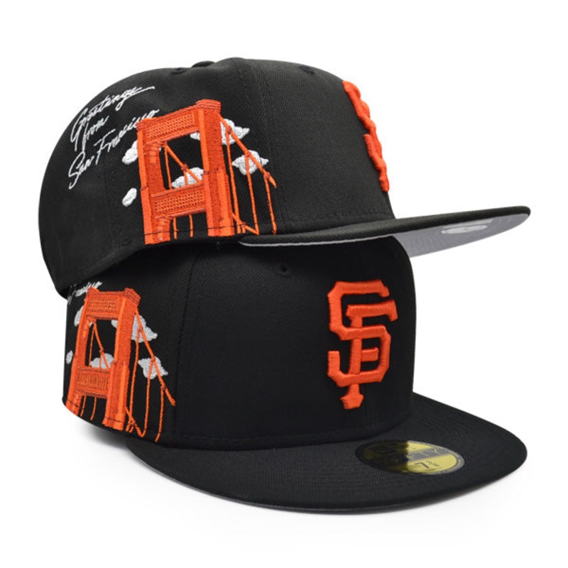 San Francisco Giants New Era Exclusive CLOUD ICON 59Fifty Fitted Hat – Black 6 7/8