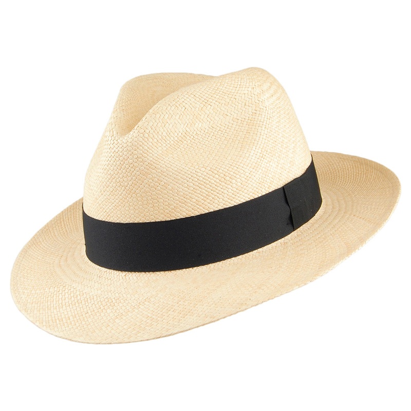Christys Hats Diego Panama Fedora Hat – Natural S