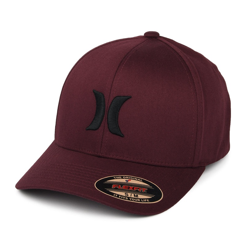 Hurley Hats One & Only Flexfit Baseball Cap – Mahogany Small/Medium