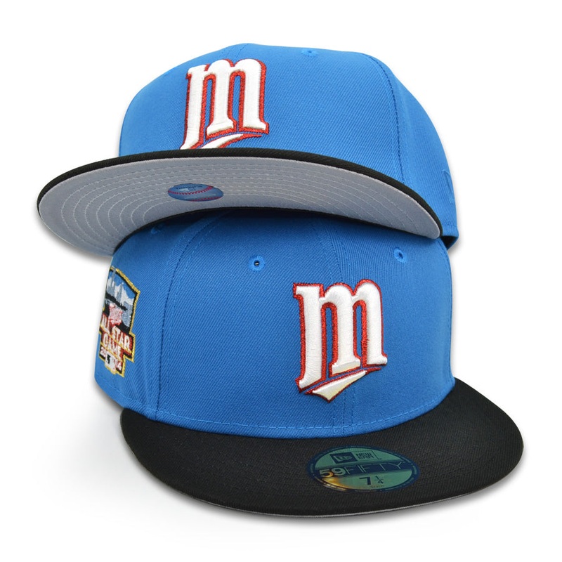 Minnesota Twins “YOU’RE ME, I’M YOU”  Exclusive New Era 59Fifty Fitted Hat – Serenity Blue/Black 6 7/8