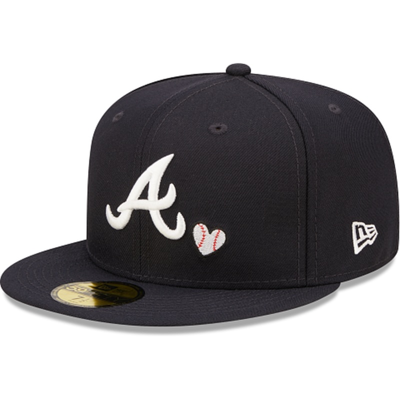 New Era Atlanta Braves Team Heart 2022 59FIFTY Fitted Hat