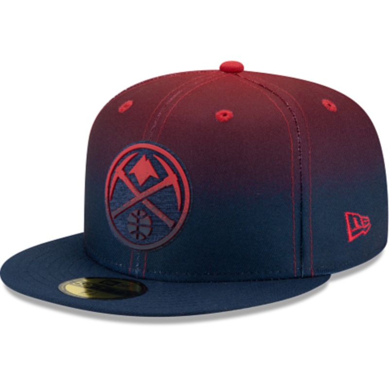 New Era Denver Nuggets Back Half 59Fifty Fitted Hat