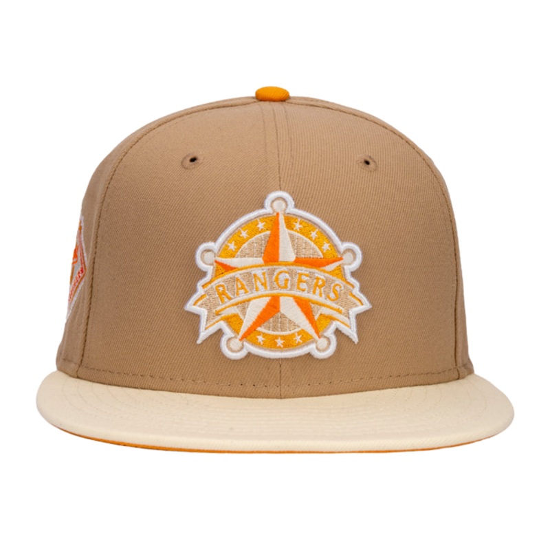 New Era Texas Rangers ‘Sweet Nectar’ Tan/Orange 59FIFTY Fitted Hat