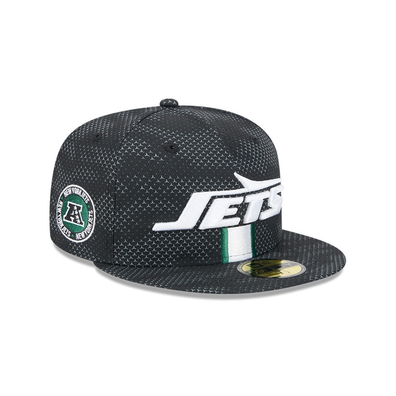 New York Jets New Era 2024 Sideline 59FIFTY Fitted Hat – Black 6 7/8
