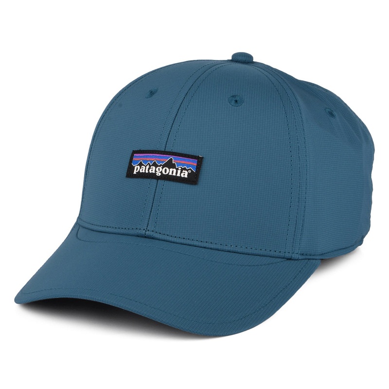 Patagonia Hats Airshed Low Crown Recycled Baseball Cap – Slate Blue Adjustable