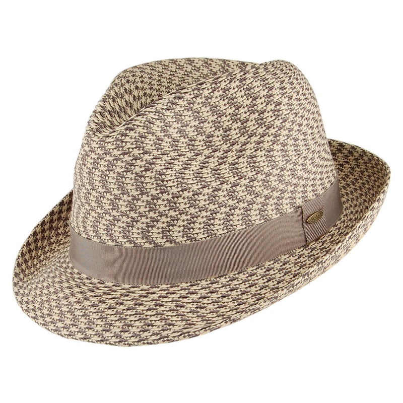 Scala Hats Depoe Trilby Hat – Brown Small/Medium