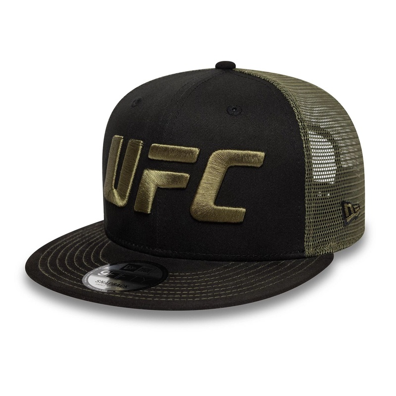 UFC Ultimate Fighting Suede Black 9FIFTY Snapback Adjustable Cap S-M