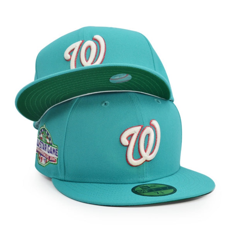Washington Nationals 2018 ALL-STAR GAME Exclusive New Era 59Fifty Fitted Hat – Teal 7