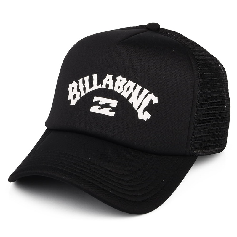 Billabong Hats Podium Trucker Cap – Black Adjustable