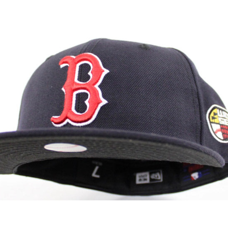 Boston Red Sox 2007 World Series New Era 59Fifty Fitted Hats (Navy) 7