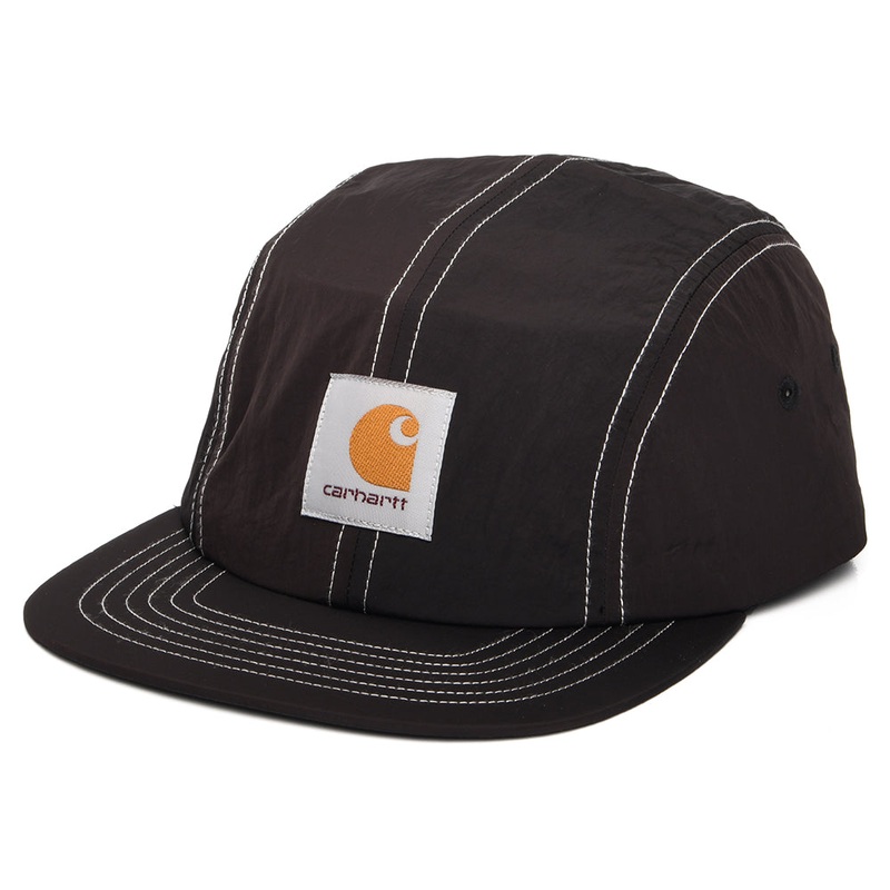 Carhartt WIP Hats Canby Unstructured Nylon Cap – Black-White Adjustable