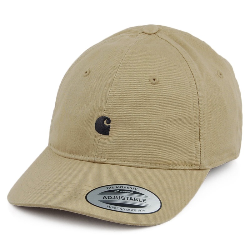 Carhartt WIP Hats Madison Logo Baseball Cap – Light Brown Adjustable