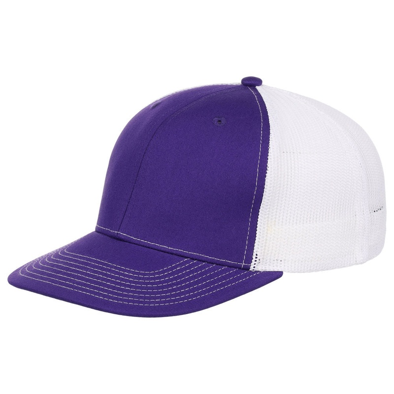 Crowns By Lids Slam Dunk Trucker Cap – Purple/White Adjustable