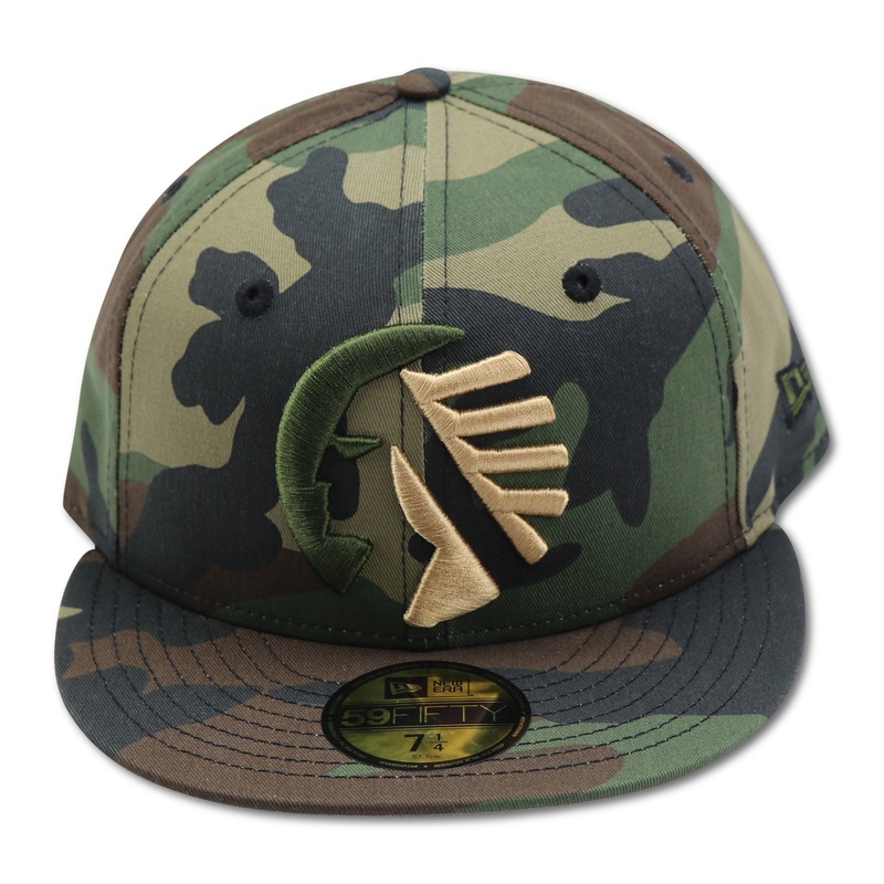 MEMPHIS CHICKS CAMO NEW ERA FITTED 67/8