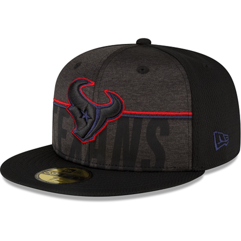 New Era Houston Texans 2023 Training Black 59FIFTY Fitted Hat