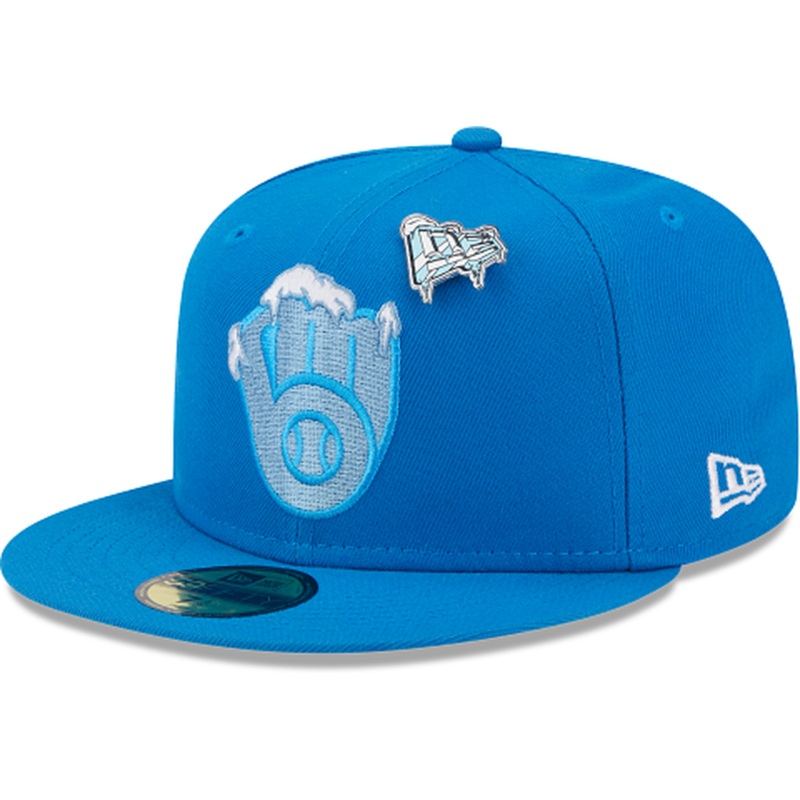 New Era Milwaukee Brewers Snow Day 2022 59FIFTY Fitted Hat