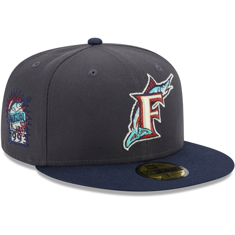 New Era x Lids HD Florida Marlins 2023 Sea Fog 59FIFTY Fitted Cap