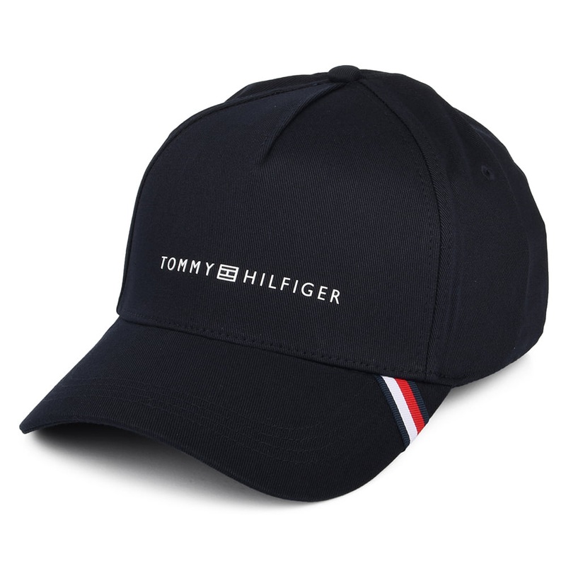 Tommy Hilfiger Hats Uptown Baseball Cap – Dark Navy Adjustable