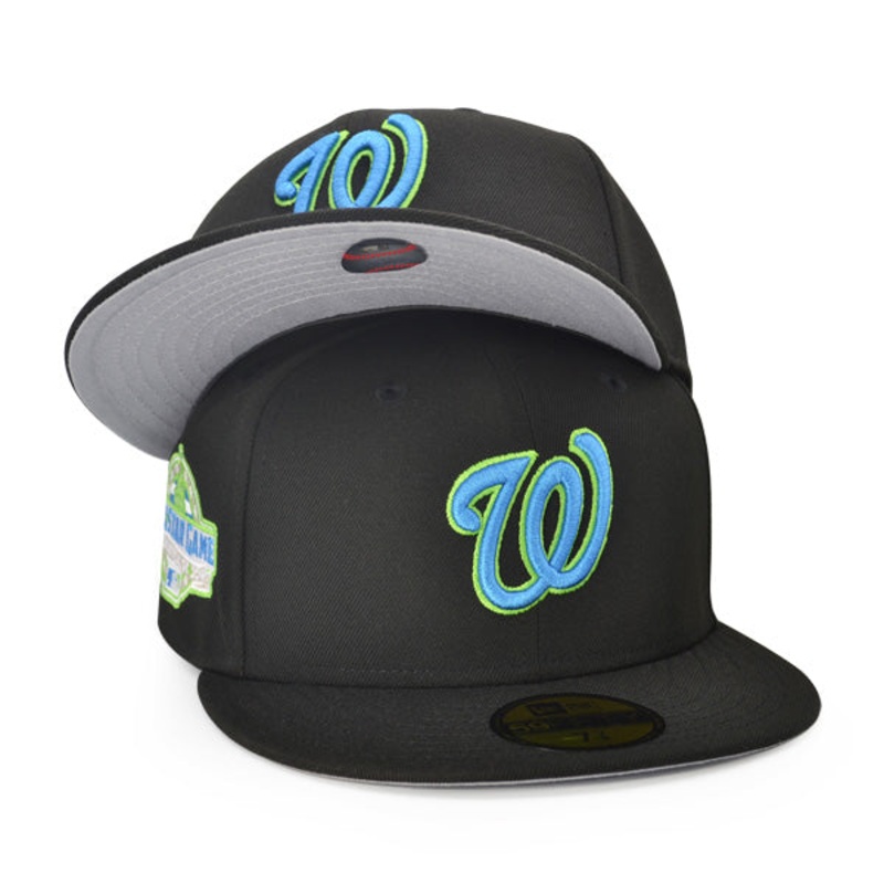 Washington Nationals 2018 All-Star Game THE GALAXY Exclusive New Era 59Fifty Fitted Hat – Black/Dolphin Blue 7