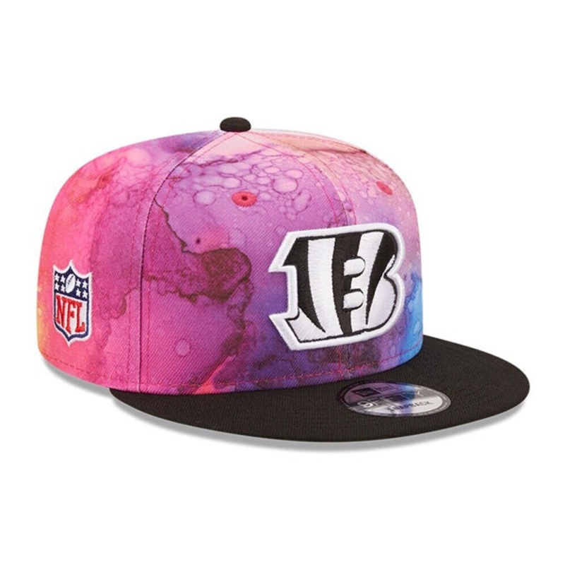 Cincinnati Bengals New Era 2022 NFL Crucial Catch 9Fifty Snapback Hat – Pink/Black