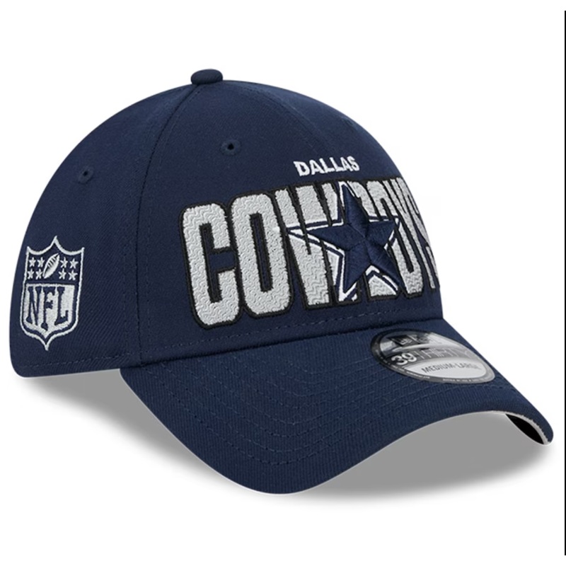 Dallas Cowboys New Era 2023 NFL Draft 39THIRTY Flex Hat – Navy S/M