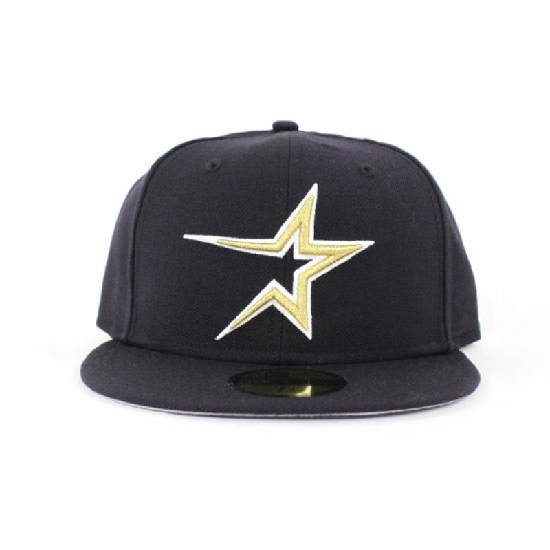 Houston Astros 1999 Retro New Era 59fifty Fitted Hat (Navy Gray Under Brim) 7