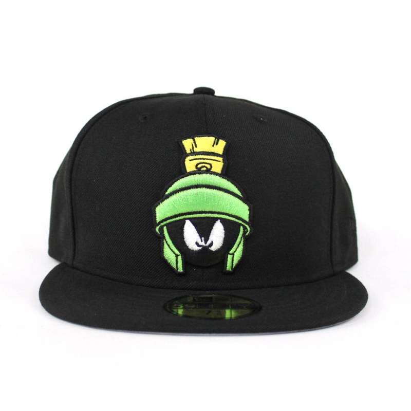 Marvin the Martian New Era 59Fifty Fitted Hat (Black Gray Under Brim) 7