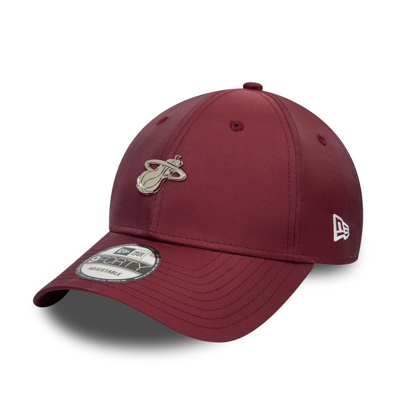 Miami Heat 9FORTY NBA Tech Dark Red Cap One Size