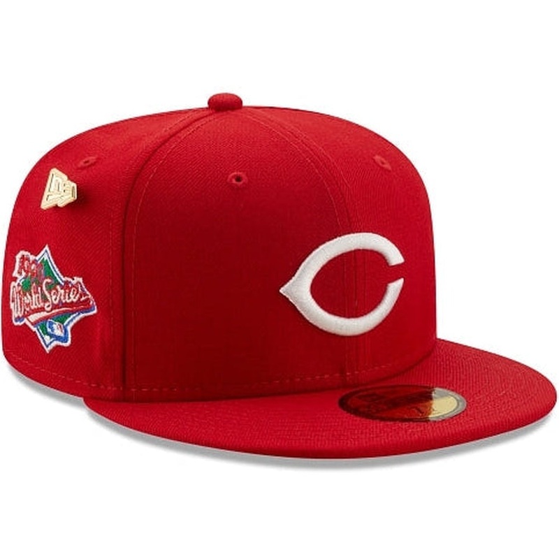 New Era Cincinnati Reds 1990 Logo History 59FIFTY Fitted Hat