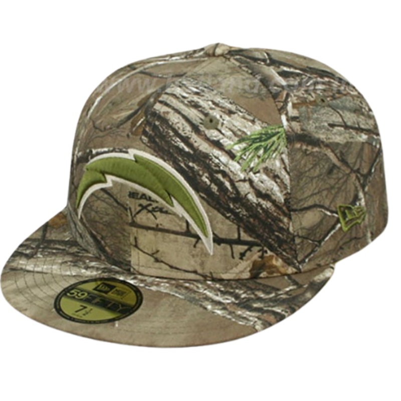 New Era Los Angeles Chargers Realtree Camo 59FIFTY Fitted Hat