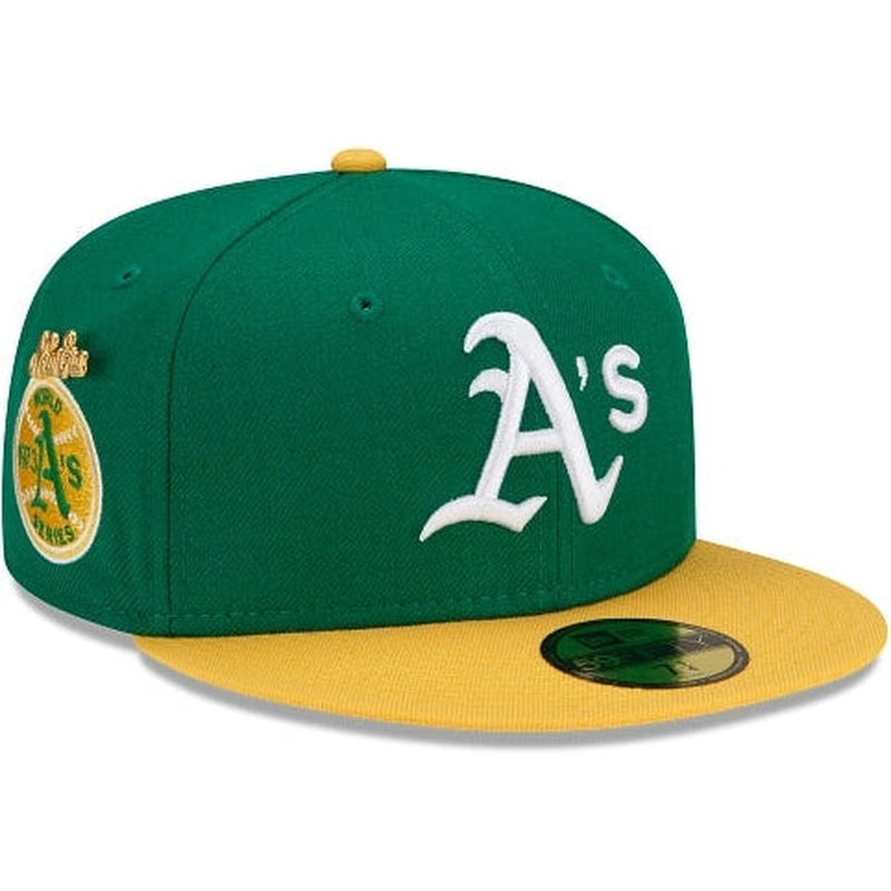 New Era Oakland Athletics 1973 Logo History 59FIFTY Fitted Hat