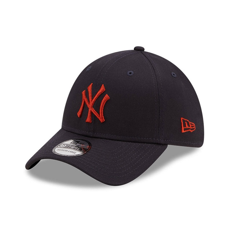 New York Yankees 39THIRTY League Essential Navy/Toffee Cap XS-S