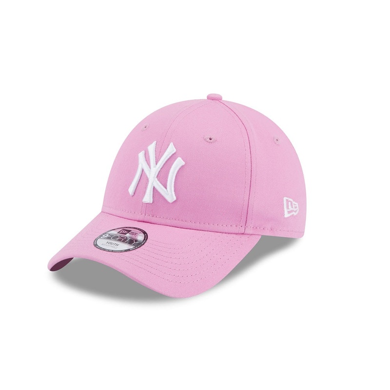 New York Yankees 9FORTY Kids League Essential Pink Cap NE-YOUTH