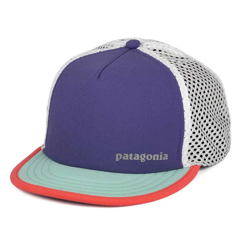 Patagonia Hats Duckbill Shorty Recycled Trucker Cap – Purple Adjustable